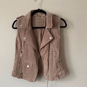 Mauve Suede Vest - NWT